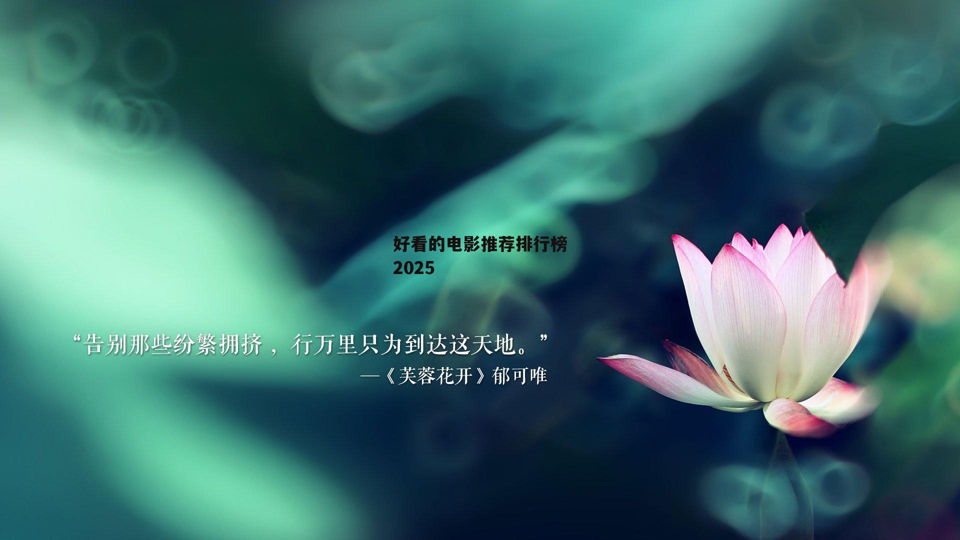 好看的电影推荐排行榜2025